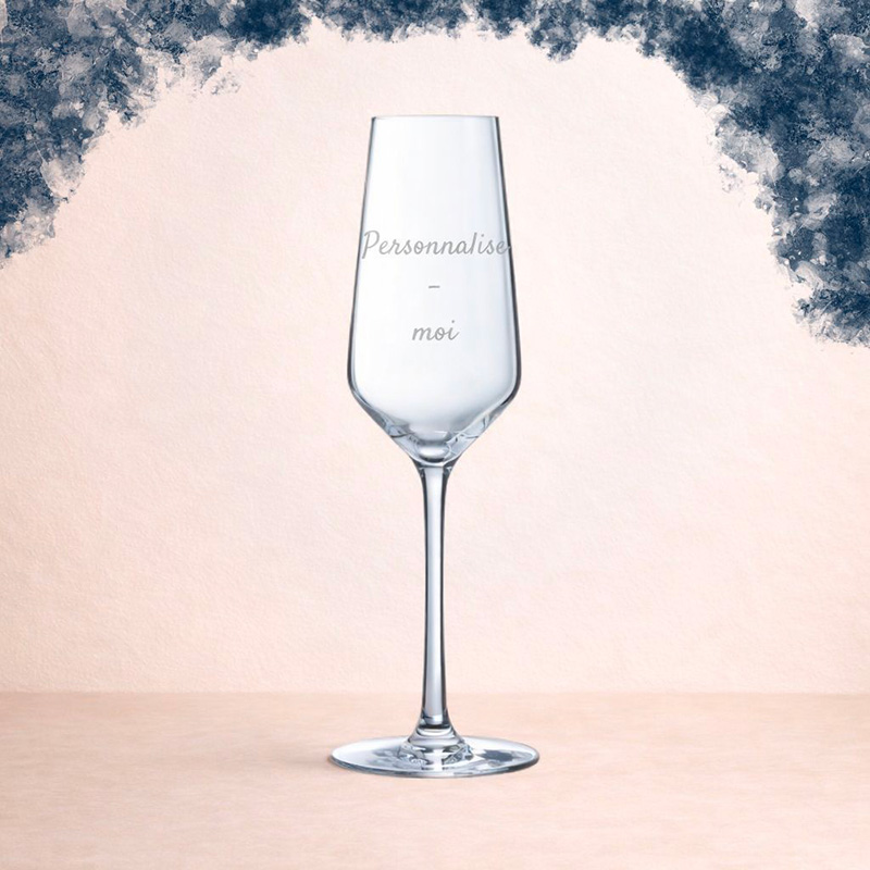 Flûte à champagne Acroroc personnalisable