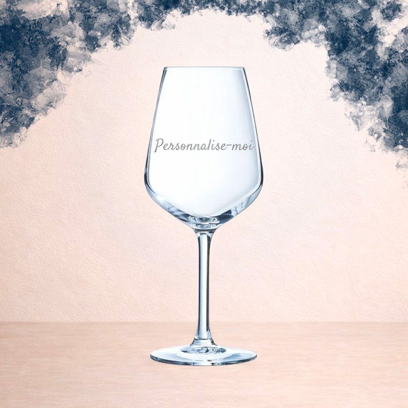 Verre à vin arcoroc personnalisable par gravure