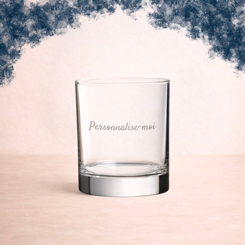 Verre à whisky arcoroc personnalisable par gravure